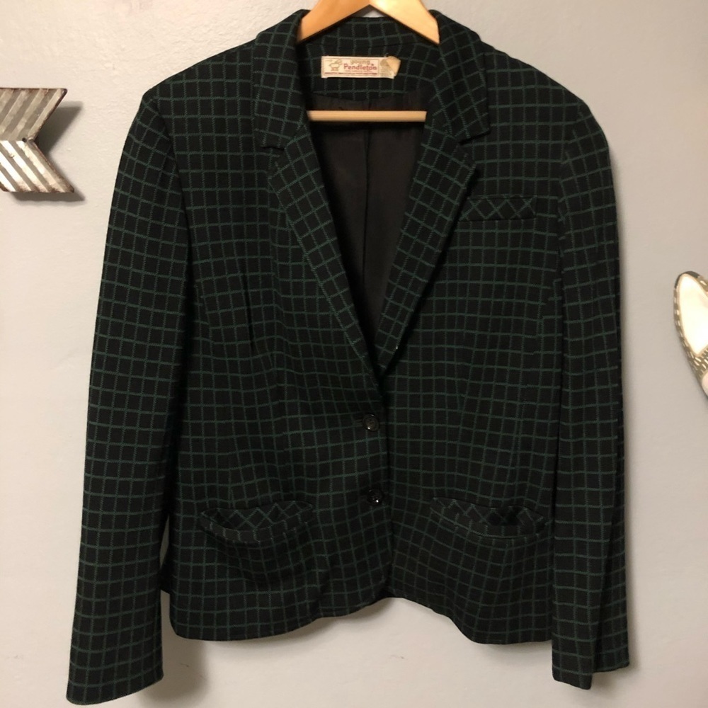 Vintage young Pendleton 100% virgin wool blazer